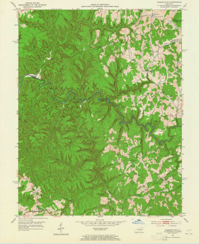 United States Geological Survey Pomeroyton, KY (1951, 24000-Scale) digital map