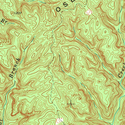 United States Geological Survey Pomeroyton, KY (1966, 24000-Scale) digital map
