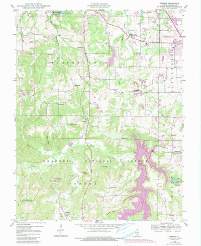 United States Geological Survey Pomona, IL (1948, 24000-Scale) digital map