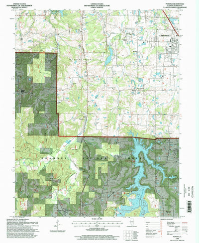 United States Geological Survey Pomona, IL (1996, 24000-Scale) digital map