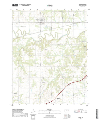 United States Geological Survey Pomona, KS (2018, 24000-Scale) digital map