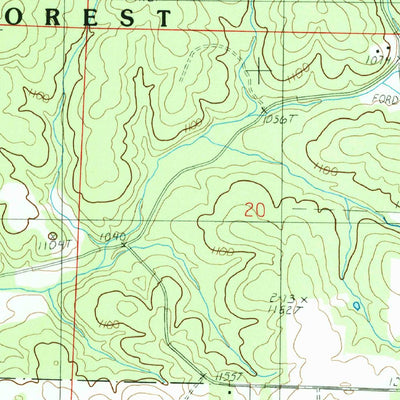 United States Geological Survey Pomona, MO (1986, 24000-Scale) digital map