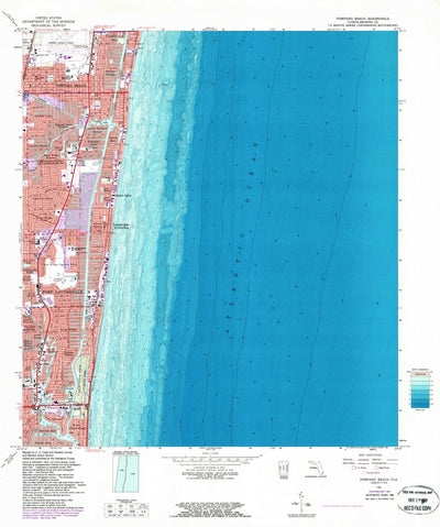 United States Geological Survey Pompano Beach, FL (1962, 24000-Scale) digital map