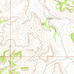 United States Geological Survey Pompeys Pillar, MT (1967, 24000-Scale) digital map