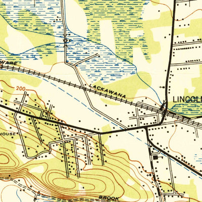 United States Geological Survey Pompton Plains, NJ (1947, 24000-Scale) digital map