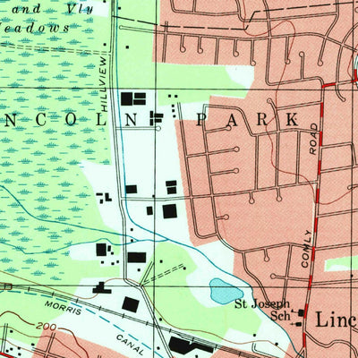 United States Geological Survey Pompton Plains, NJ (1995, 24000-Scale) digital map