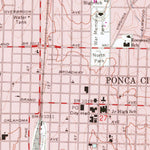 United States Geological Survey Ponca City, OK (1968, 24000-Scale) digital map