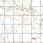 United States Geological Survey Ponca City, OK-KS (1985, 100000-Scale) digital map