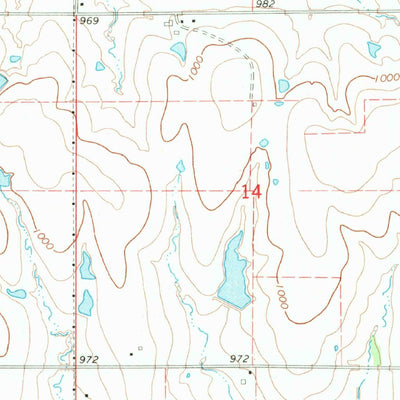 United States Geological Survey Ponca City SE, OK (1968, 24000-Scale) digital map