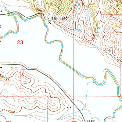 United States Geological Survey Ponca, NE-SD (1994, 24000-Scale) digital map