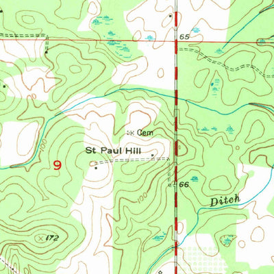 United States Geological Survey Ponce De Leon, FL (1948, 24000-Scale) digital map
