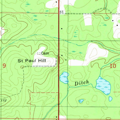 United States Geological Survey Ponce De Leon, FL (1982, 24000-Scale) digital map