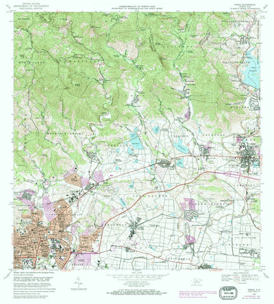 United States Geological Survey Ponce, PR (1970, 20000-Scale) digital map