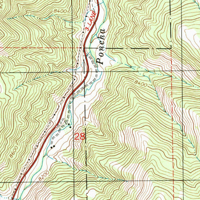 United States Geological Survey Poncha Pass, CO (1980, 24000-Scale) digital map