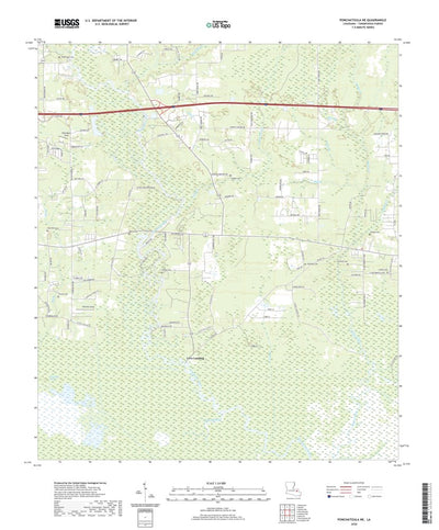 United States Geological Survey Ponchatoula NE, LA (2020, 24000-Scale) digital map