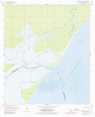 United States Geological Survey Ponchatoula SE, LA (1968, 24000-Scale) digital map