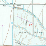 United States Geological Survey Pond, CA (1953, 24000-Scale) digital map