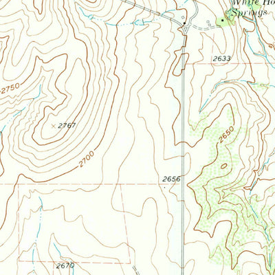 United States Geological Survey Pond Creek, TX (1962, 24000-Scale) digital map
