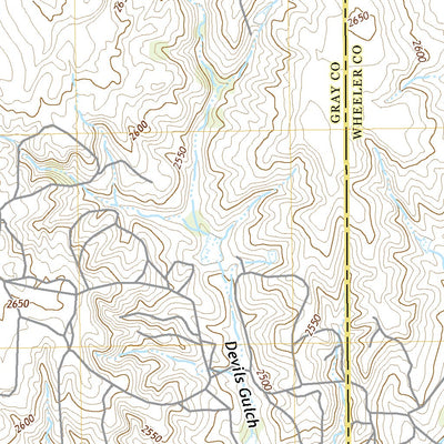 United States Geological Survey Pond Creek, TX (2022, 24000-Scale) digital map