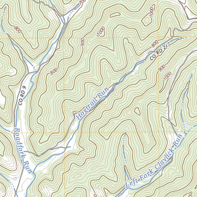 United States Geological Survey Pond Creek, WV (2023, 24000-Scale) digital map