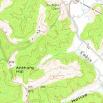 United States Geological Survey Pond Creek, WV-OH (1960, 24000-Scale) digital map