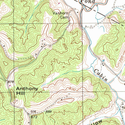 United States Geological Survey Pond Creek, WV-OH (1994, 24000-Scale) digital map