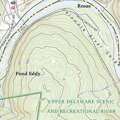 United States Geological Survey Pond Eddy, NY (2023, 24000-Scale) digital map