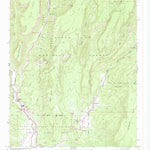 United States Geological Survey Ponderosa, NM (1970, 24000-Scale) digital map