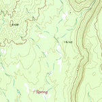 United States Geological Survey Ponderosa, NM (1970, 24000-Scale) digital map