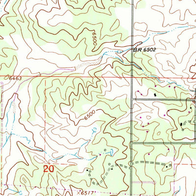 United States Geological Survey Ponderosa Park, CO (1966, 24000-Scale) digital map