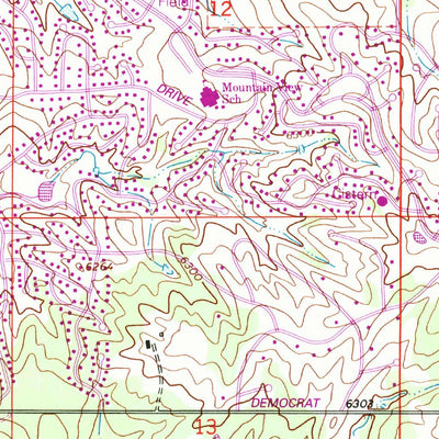 United States Geological Survey Ponderosa Park, CO (1966, 24000-Scale) digital map