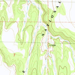 United States Geological Survey Ponderosa Tank, NM (1981, 24000-Scale) digital map