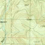 United States Geological Survey Pondosa, CA (1990, 24000-Scale) digital map