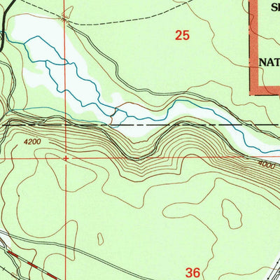 United States Geological Survey Pondosa, CA (1998, 24000-Scale) digital map