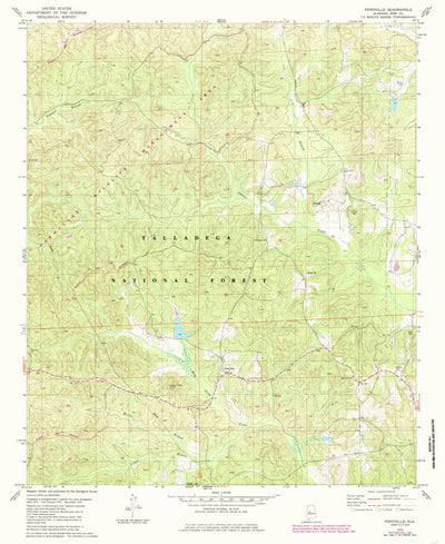 United States Geological Survey Pondville, AL (1979, 24000-Scale) digital map