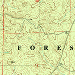 United States Geological Survey Pondville, AL (1979, 24000-Scale) digital map