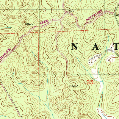 United States Geological Survey Pondville, AL (1979, 24000-Scale) digital map
