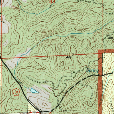 United States Geological Survey Pondville, AL (2002, 24000-Scale) digital map