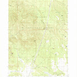 United States Geological Survey Ponina Butte, OR (1988, 24000-Scale) digital map