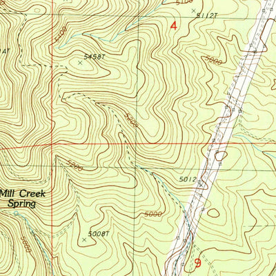 United States Geological Survey Ponina Butte, OR (1988, 24000-Scale) digital map