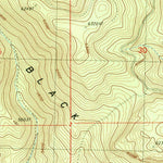 United States Geological Survey Ponina Butte, OR (1988, 24000-Scale) digital map