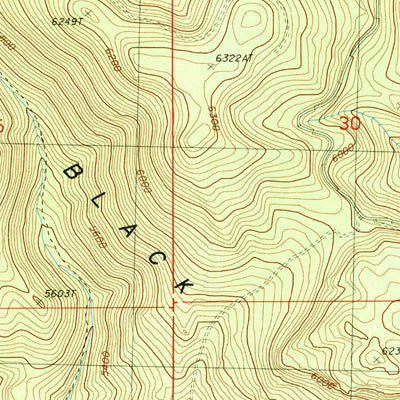 United States Geological Survey Ponina Butte, OR (1988, 24000-Scale) digital map