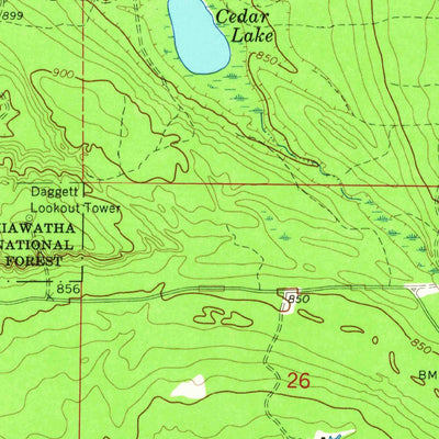 United States Geological Survey Pontchartrain Shores, MI (1964, 24000-Scale) digital map