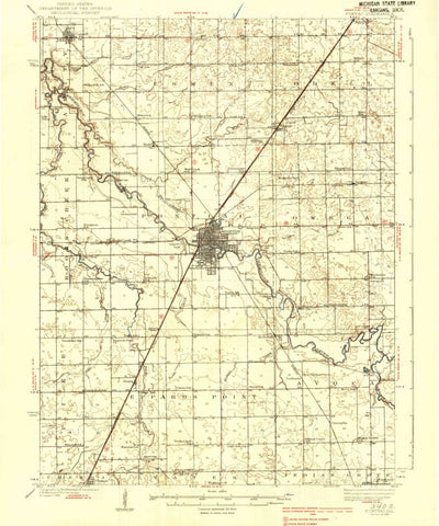 United States Geological Survey Pontiac, IL (1939, 62500-Scale) digital map