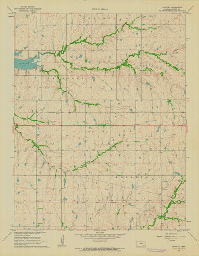United States Geological Survey Pontiac, KS (1961, 24000-Scale) digital map
