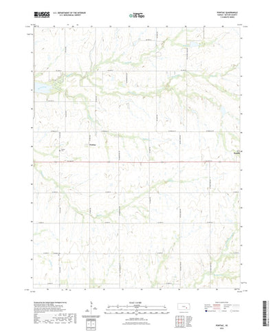 United States Geological Survey Pontiac, KS (2022, 24000-Scale) digital map