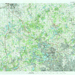 United States Geological Survey Pontiac, MI (1985, 100000-Scale) digital map