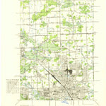 United States Geological Survey Pontiac North, MI (1936, 31680-Scale) digital map