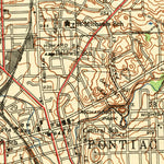 United States Geological Survey Pontiac North, MI (1943, 24000-Scale) digital map