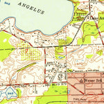 United States Geological Survey Pontiac North, MI (1952, 24000-Scale) digital map